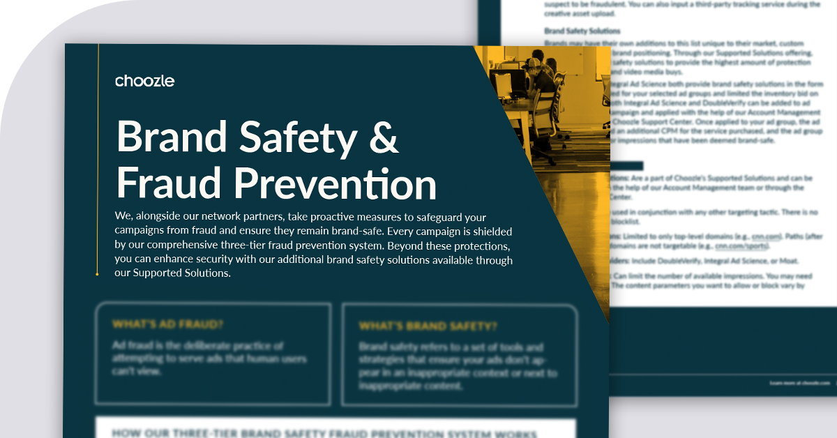 Brand Safety & Fraud Prevention