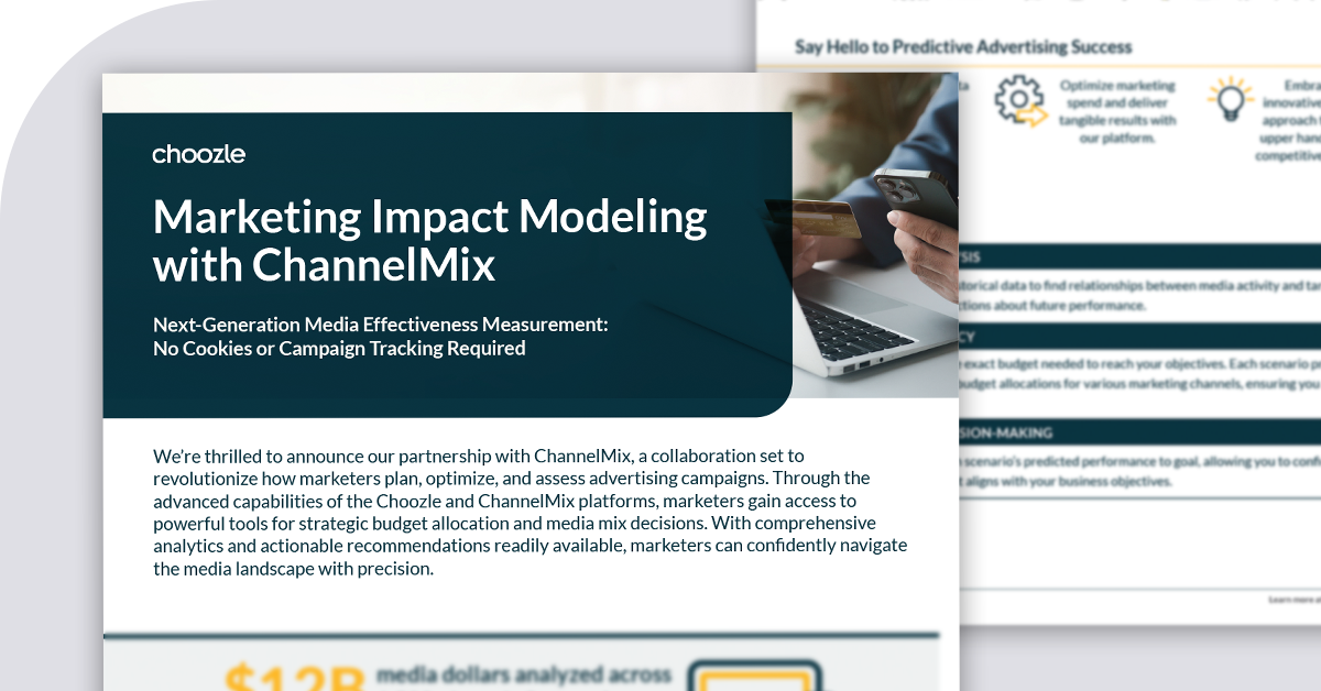 Marketing Impact Modeling with ChannelMix	