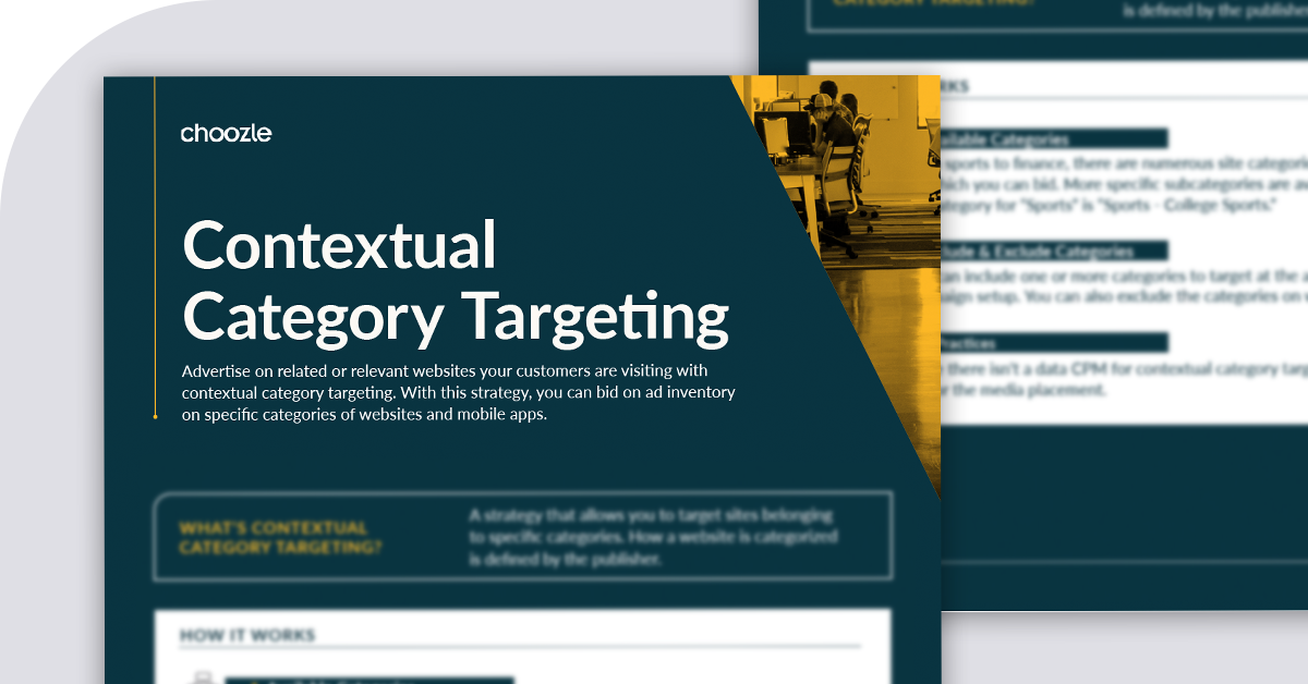 Contextual Category Targeting