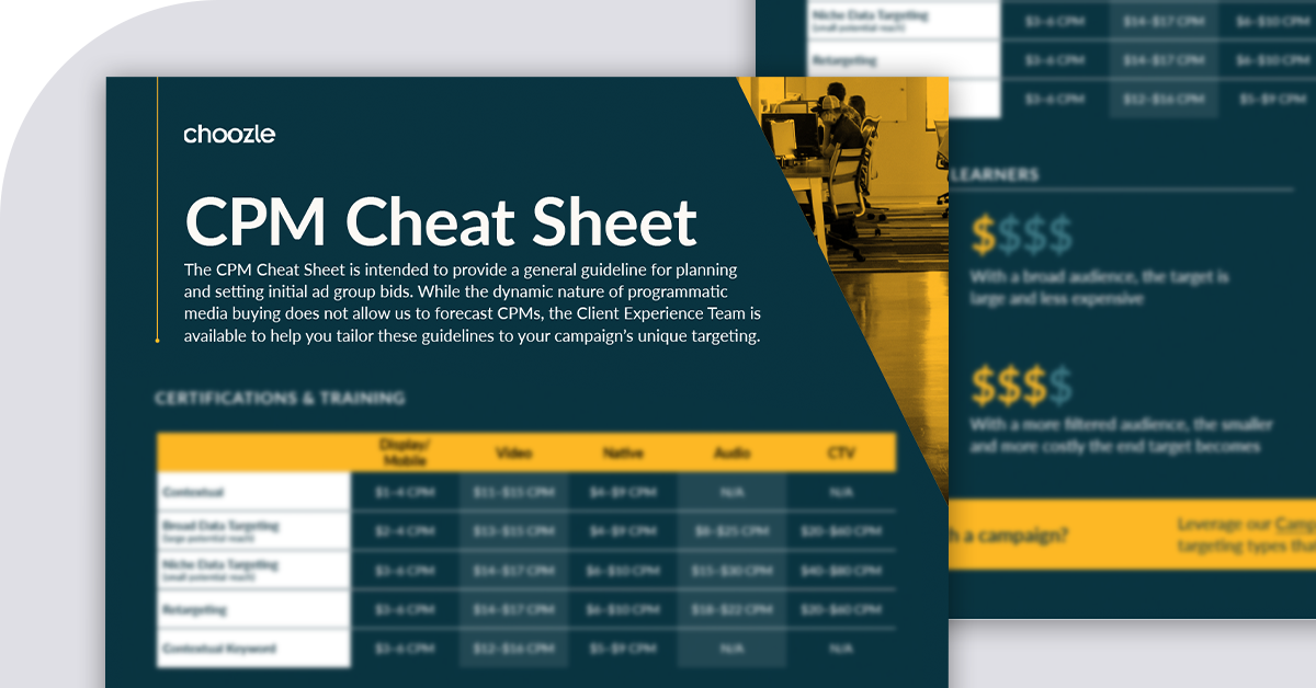 CPM Cheat Sheet