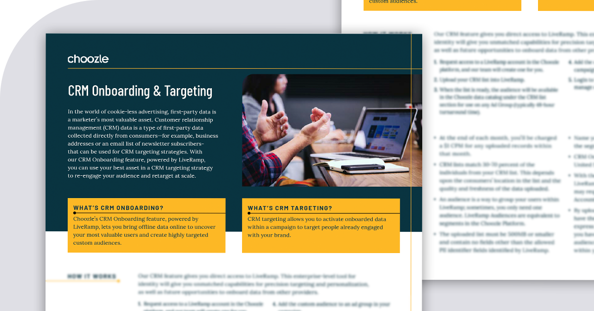 CRM Onboarding & Targeting