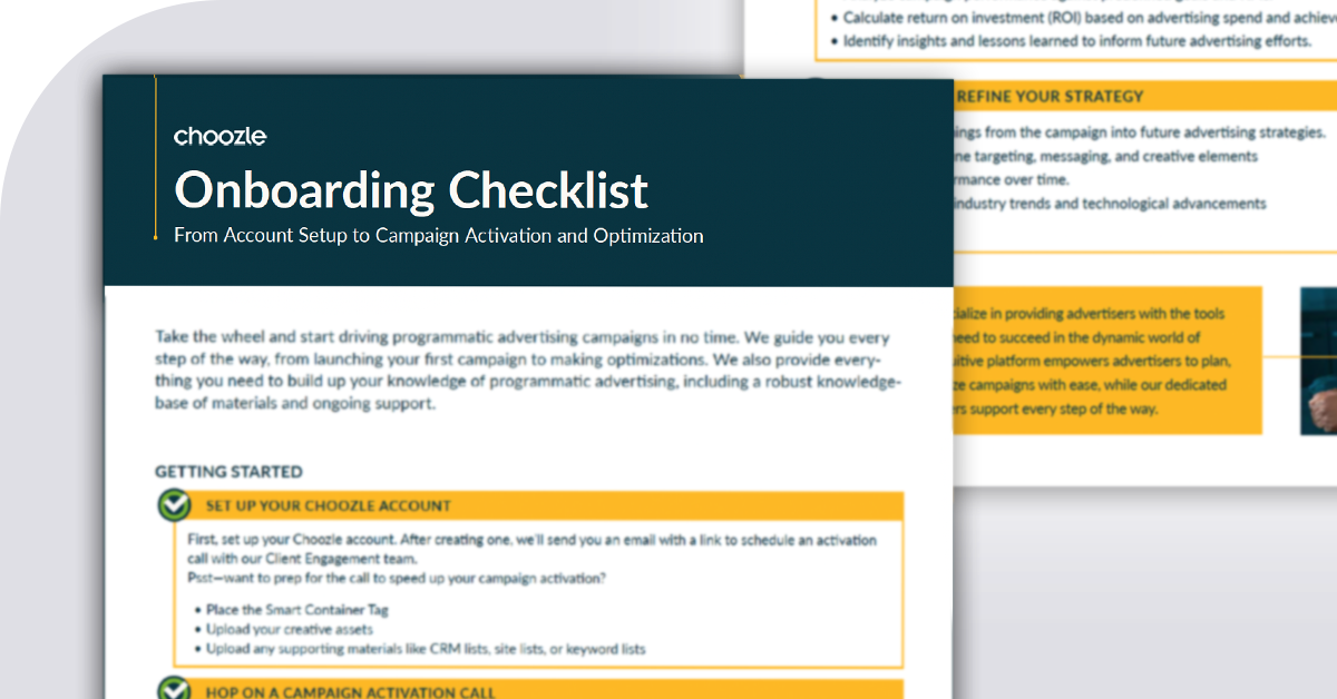 Onboarding Checklist